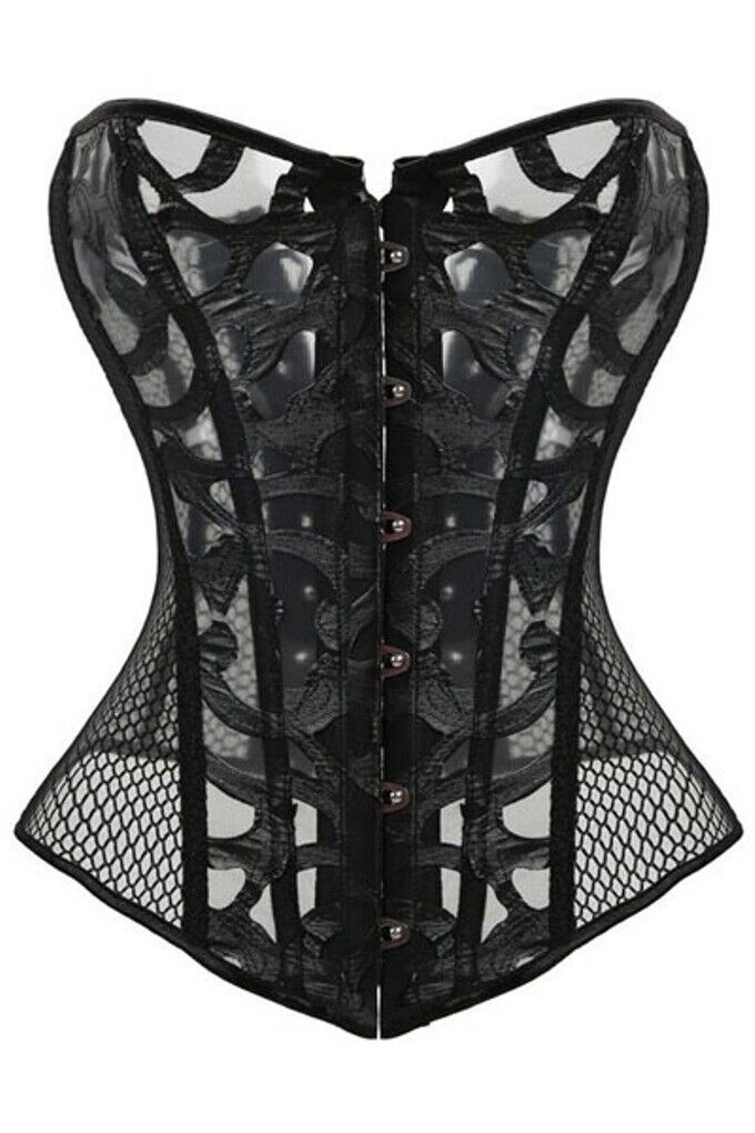 Extravagantes Netz Korsett LC5398 Corsage mit Verzierungen